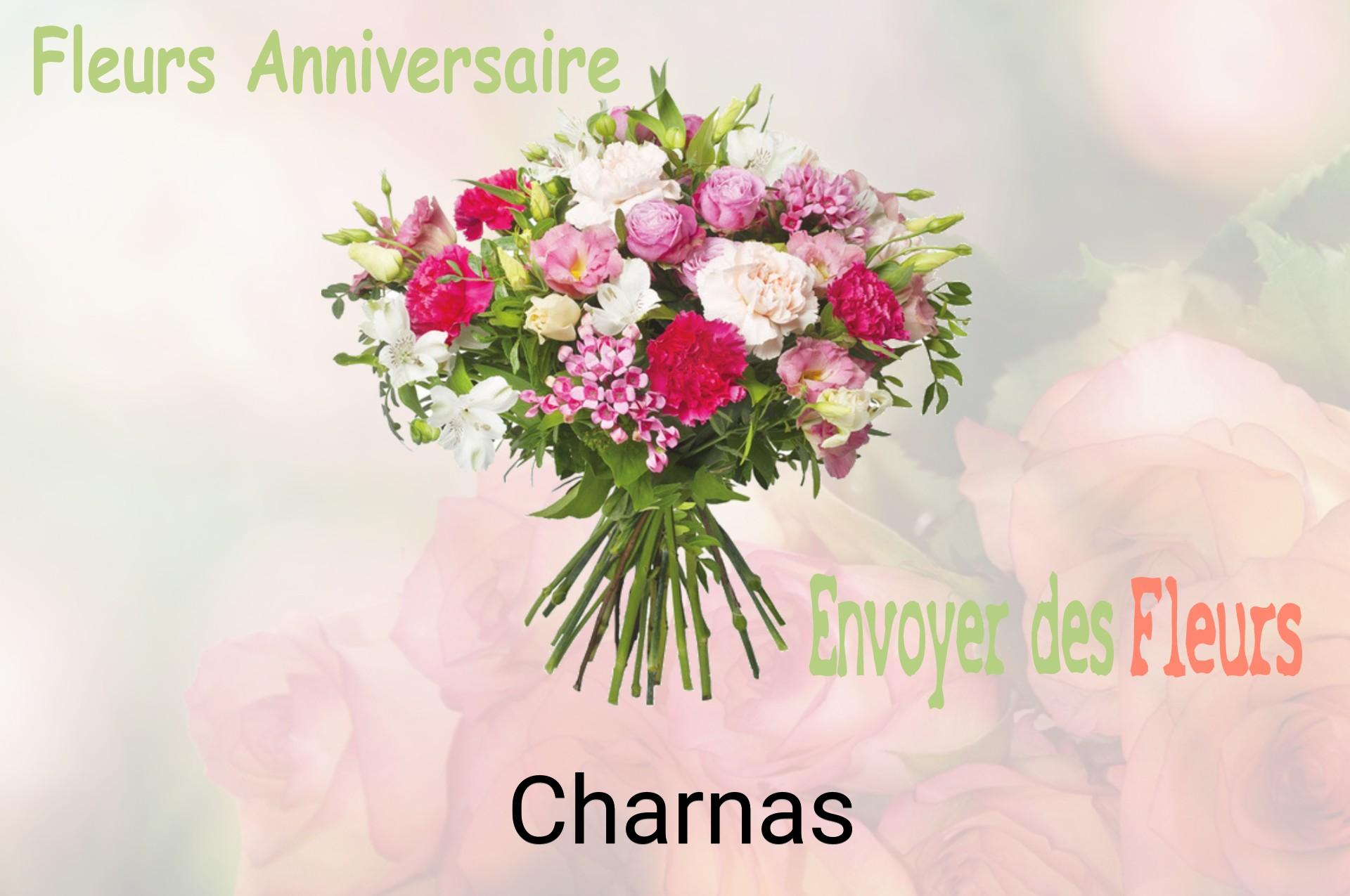 Bouquet de fleurs d’anniversaire livré à Charnas
